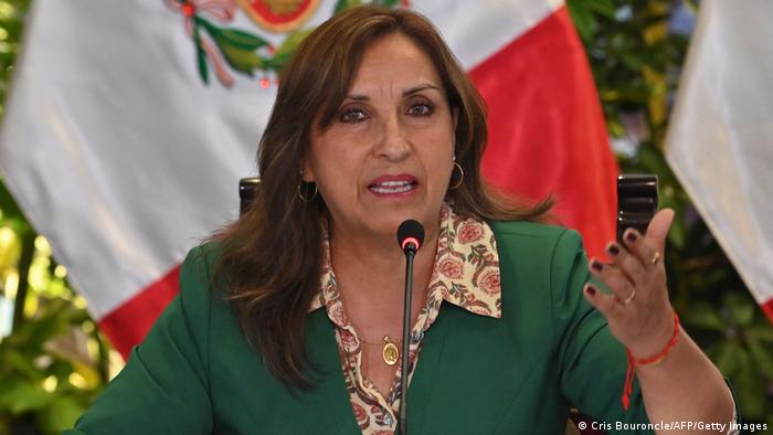 Dina Boluarte, presidenta de Perú. Imagen de archivo.