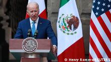 10.01.2023
U.S. President Joe Biden speaks at a joint news conference with Mexican President Andres Manuel Lopez Obrador and Canadian Prime Minister Justin Trudeau, at the conclusion of the North American Leaders' Summit in Mexico City, Mexico, January 10, 2023. REUTERS/Henry Romero