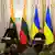 Президенти Литви, України та Польщі під час зустрічі у Львові