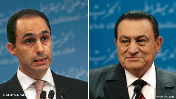 Flash-Galerie Ägypten Kombo Hosni Mubarak und sein Sohn Gamal Mubarak