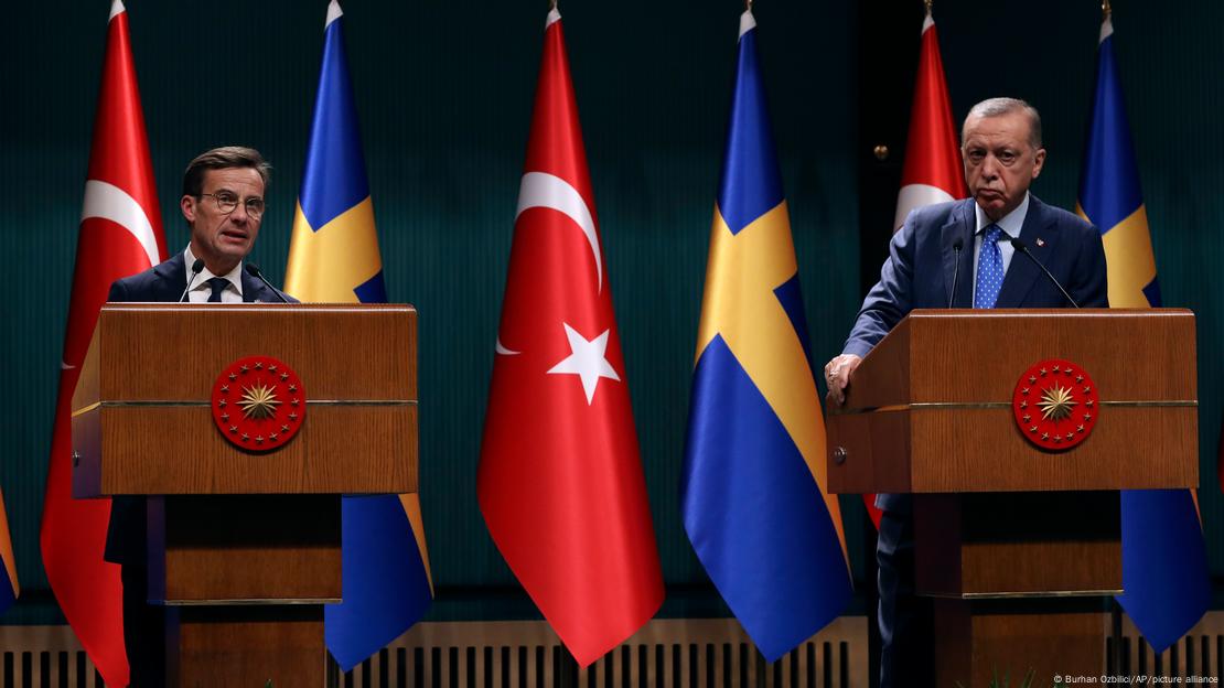 Ο Τούρκος πρόεδρος Ερντογάν και ο Σουηδός πρωθυπουργός Ουλφ Κρίστερσον
