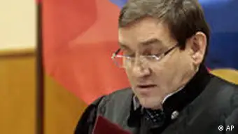 Russland Moskau Richter Viktor Danilkin