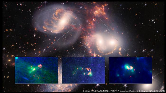 Quinteto de Stephan, a 270 millones de años luz.