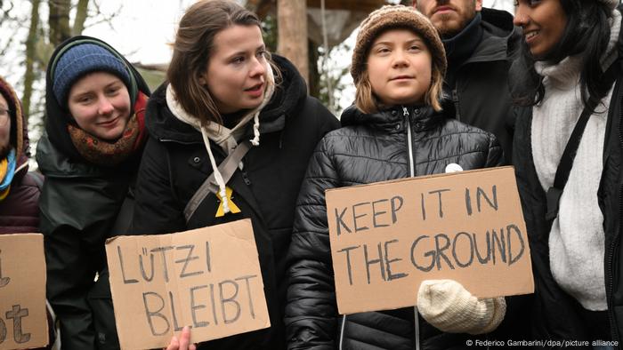 Deutschland | Greta Thunberg in Lützerath