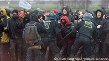 Gegenseitige Gewaltvorwürfe nach Demo in Lützerath