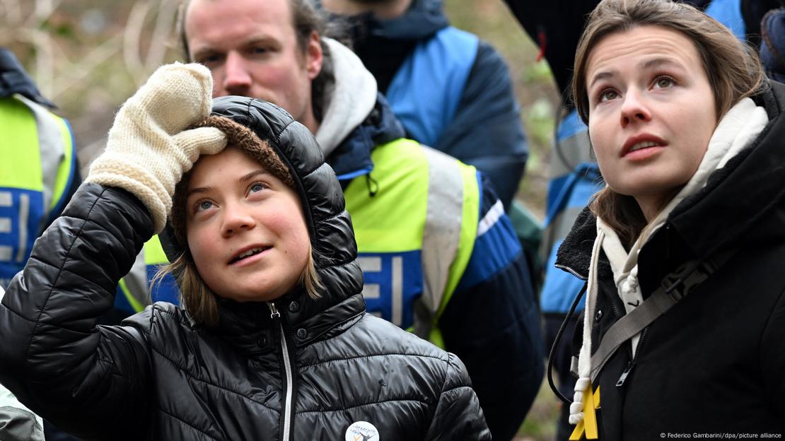 Räumung von Lützerath I Greta Thunberg und Luisa Neubauer 