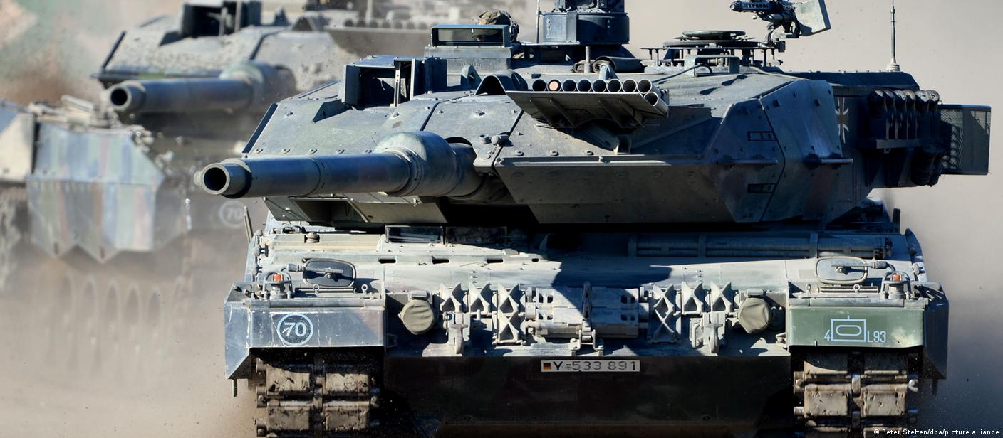 Tanques de guerra Leopard 2, da Bundeswehr