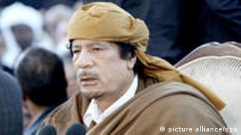 Libyens Staatschef Gaddafi (Foto: picture-alliance)
