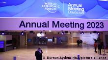 DAVOS, SWITZERLAND - JANUARY 15: The WEF annual meeting to be held from January 16 to 20 in Davos, Switzerland on January 15, 2023. Under the theme of Cooperation in a Fragmented World, top figures shaping global politics and the business world will attend this weekÄôs 53rd annual meeting of the World Economic Forum (WEF), in Davos-Klosters, Switzerland. The meeting, which starts Monday, will bring together more than 2,700 leaders from 130 countries including 50 heads of state or government, as multiple crises deepen divisions and fragment the geopolitical landscape. Dursun Aydemir / Anadolu Agency