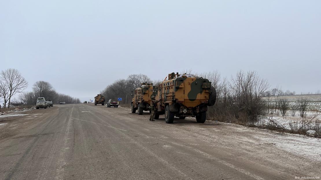 Ukrainian military near Bahkmut