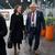 Annalena Baerbock and ICC President Piotr Hofmanski in conversation on their feet at the International Criminal Court. January 16, 2023.
