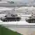 Saudi tanks roll through Bahrain