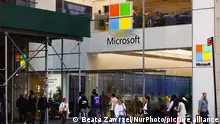 Microsoft store is seen In Manhattan, New York, United States, on October 22, 2022. (Photo by Beata Zawrzel/NurPhoto)
