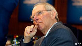 G20 Treffen Paris 2011 Wolfgang Schäuble