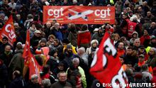 反对马克龙退休改革 法国大罢工周四登场