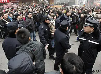 中国网民发起的“中国茉莉花革命”2011年2月20日在北京