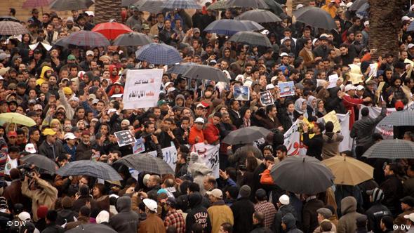 Demonstration in Rabat (Foto: DW)