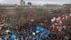 Crowd of protesters at the Place de la Republique in Paris. Crowd of protesters at the Place de la Republique in Paris.