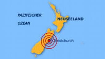 Schweres Erdbeben In Neuseeland Asien Dw 22 02 11