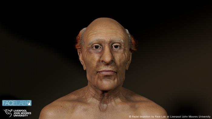 Ramses II, reconstrucción.
