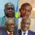 Une combinaison de photos de Felix Tshisekedi, Moise Katumbi, Denis Mukwege et Martin Fayulu 