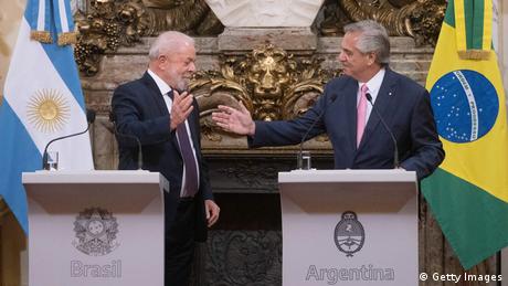 Brasiliens Präsident Lula da Silva trifft Argentiniens Präsidenten Alberto Fernández