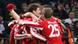 Radość po zwycięskiej bramce Bayernu Radość po zwycięskiej bramce Bayernu