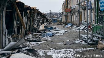 Ουκρανία / Μπαχμούτ / βομβαρδισμένη συνοικία Ουκρανία / Μπαχμούτ / βομβαρδισμένη συνοικία