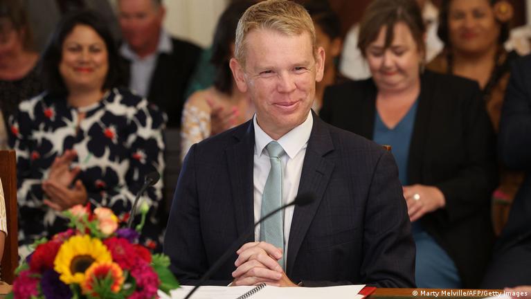 Chris Hipkins sworn in as New Zealand's prime minister