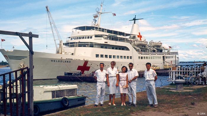 Hospitalschiffes Helgoland während des Einsatzes im Vietnamkrieg von 1966-1972