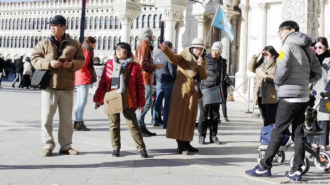 Turiste kineze ne Venecia