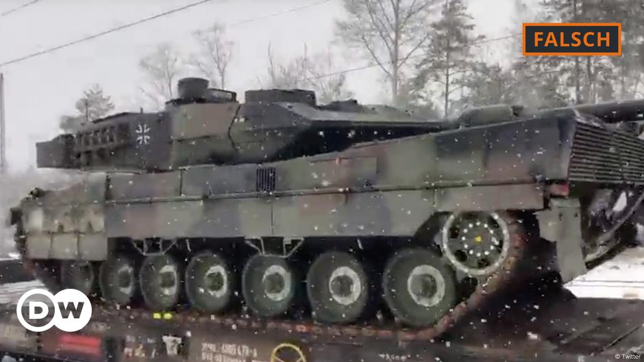 Faktencheck: Nein, diese Videos zeigen keine Leopard-2-Lieferungen an die Ukraine