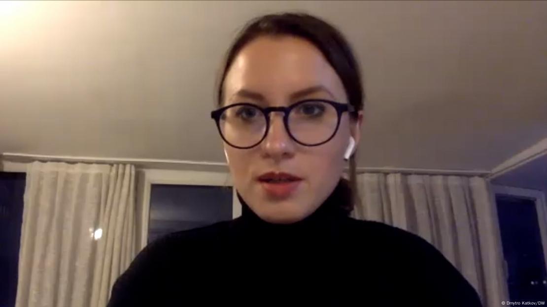 Anastasia Burakova, de la organización de ayuda Arca. Anastasia Burakova, de la organización de ayuda Arca.