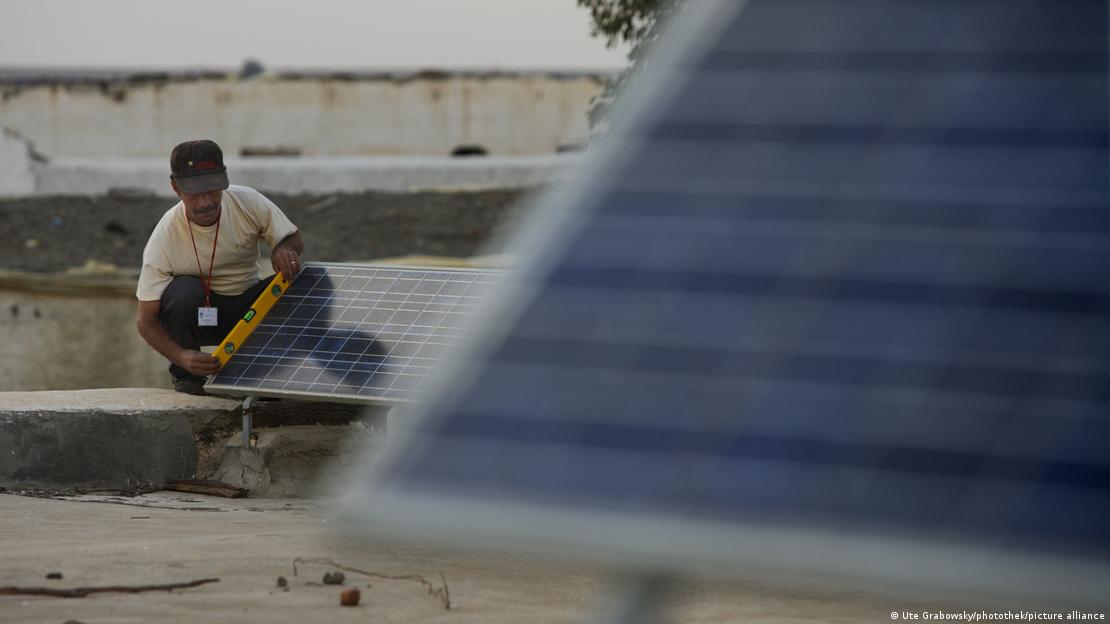 Morocco has invested massively in renewable energies like solar power systems in Oulad Stata.