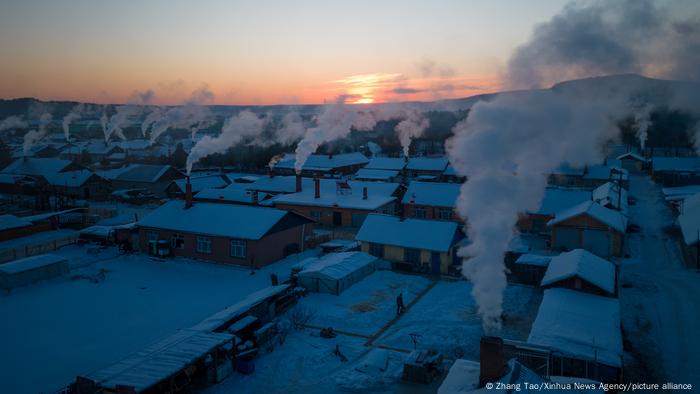 China | Dorf Beiji in Mohe in der nordostchinesischen Provinz Heilongjiang