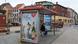 Alcohol advertising on a bus stop in Germany Alcohol advertising on a bus stop in Germany