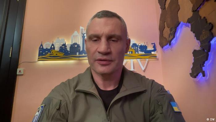 Der Bürgermeister der ukrainischen Hauptstadt Kiew, Vitali Klitschko, im DW-Gespräch