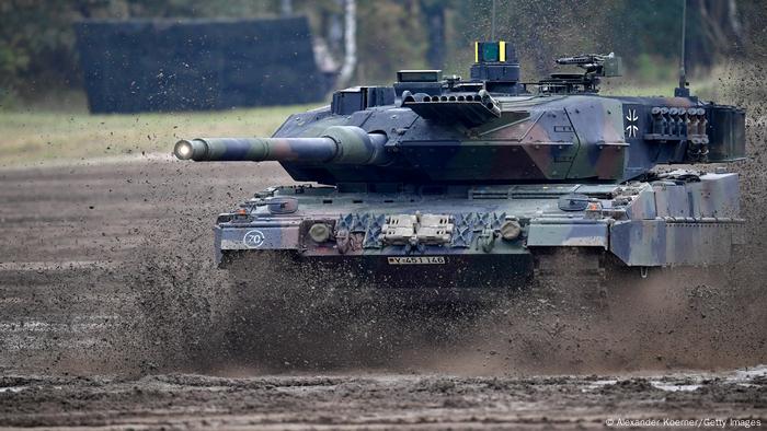 Tanque Leopard 2, de fabricación alemana