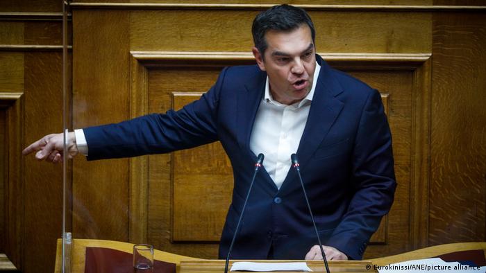 Griechenland Athen Parlament Abstimmung Misstrauensvotum Tsipras