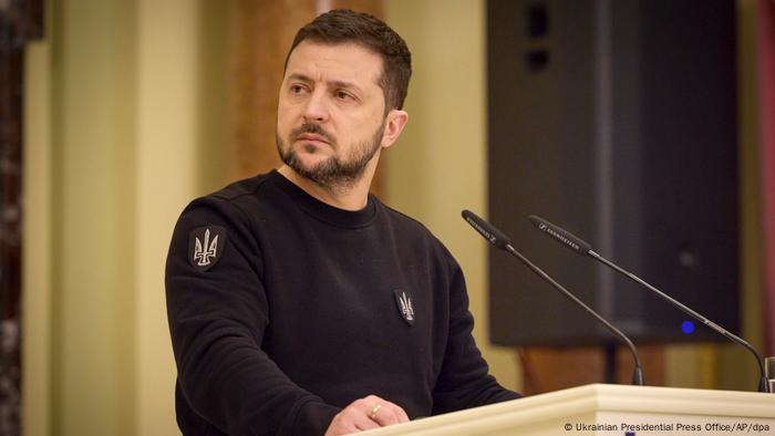 El presidente de Ucrania, Volodimir Zelenski.