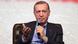 The picture shows Turkish President Tayyip Erdogan at an event in Bilecik. He is sitting and holding a micorphone, his right hand turned towards the audience. The picture shows Turkish President Tayyip Erdogan at an event in Bilecik. He is sitting and holding a micorphone, his right hand turned towards the audience.