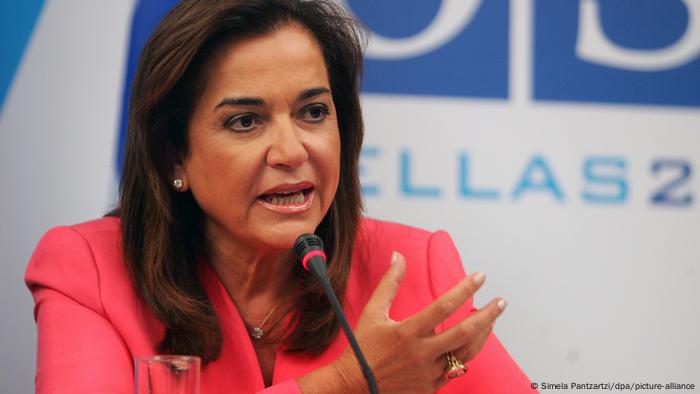 Dora Bakogiannis, frühere griechische Außenministerin und Schwester des griechischen Regierungschefs Mitsotakis Dora Bakogiannis, frühere griechische Außenministerin und Schwester des griechischen Regierungschefs Mitsotakis
