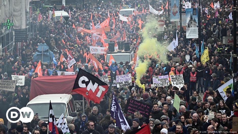 Wieder Massenproteste und Streiks gegen Rentenreform in Frankreich