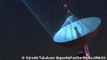 Giant Satellite Dishe for Signal From Galaxy