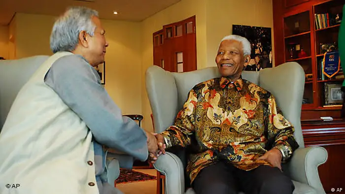 Flash-Galerie Muhammad Yunus bei Nelson Mandela