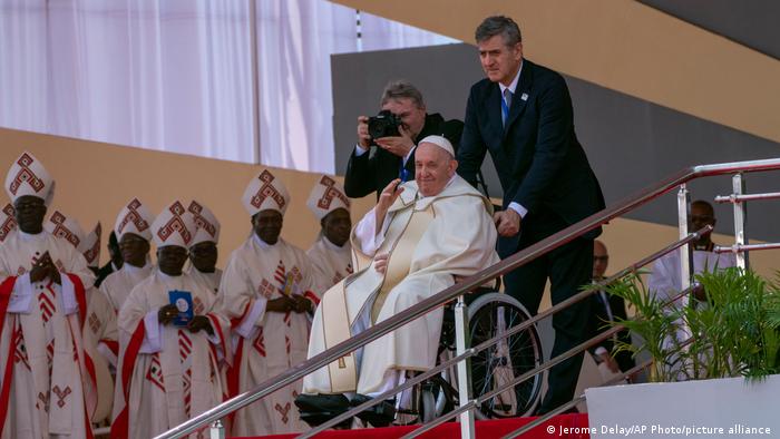DR Kongo Papstmesse in Kinshasa