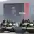 ARCHIV - Panzer bei der Militärparade zum 60. Jahrestag der Gründung der Volksrepublik China (Archivfoto vom 01.10.2009). China wird in diesem Jahr seinen Militärhaushalt wieder deutlich um 12,7 Prozent steigern. Der Sprecher des Volkskongresses, Li Zhaoxing, versicherte am Freitag auf einer Pressekonferenz im Vorfeld der diesjährigen Jahrestagung aber, Chinas Verteidigungspolitik stelle «keine Bedrohung» für andere Staaten dar. EPA/OLIVER WEIKEN +++(c) dpa - Bildfunk+++