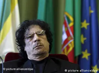 利比亚领导人卡扎菲（资料照片）