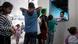 Children from Mexico and Central America line up for their breakfast at a migrant shelter in Tijuana, Mexico Children from Mexico and Central America line up for their breakfast at a migrant shelter in Tijuana, Mexico