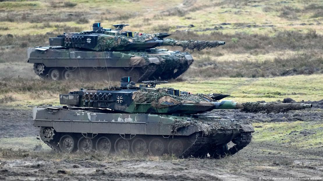 German Leopard tanks